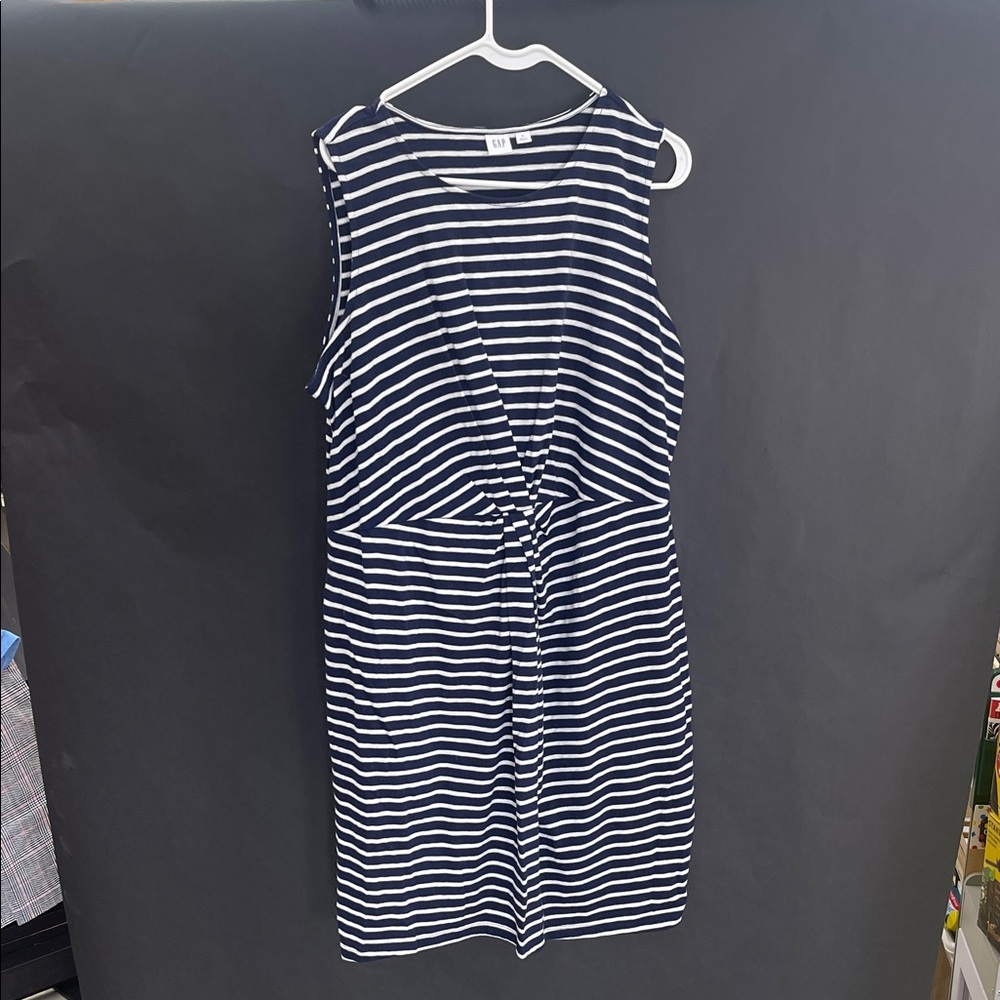 GAP Blue and White Striped Shirt